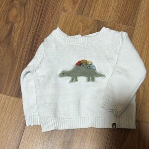 Organic Cotton Baby Dinosaur Sweater